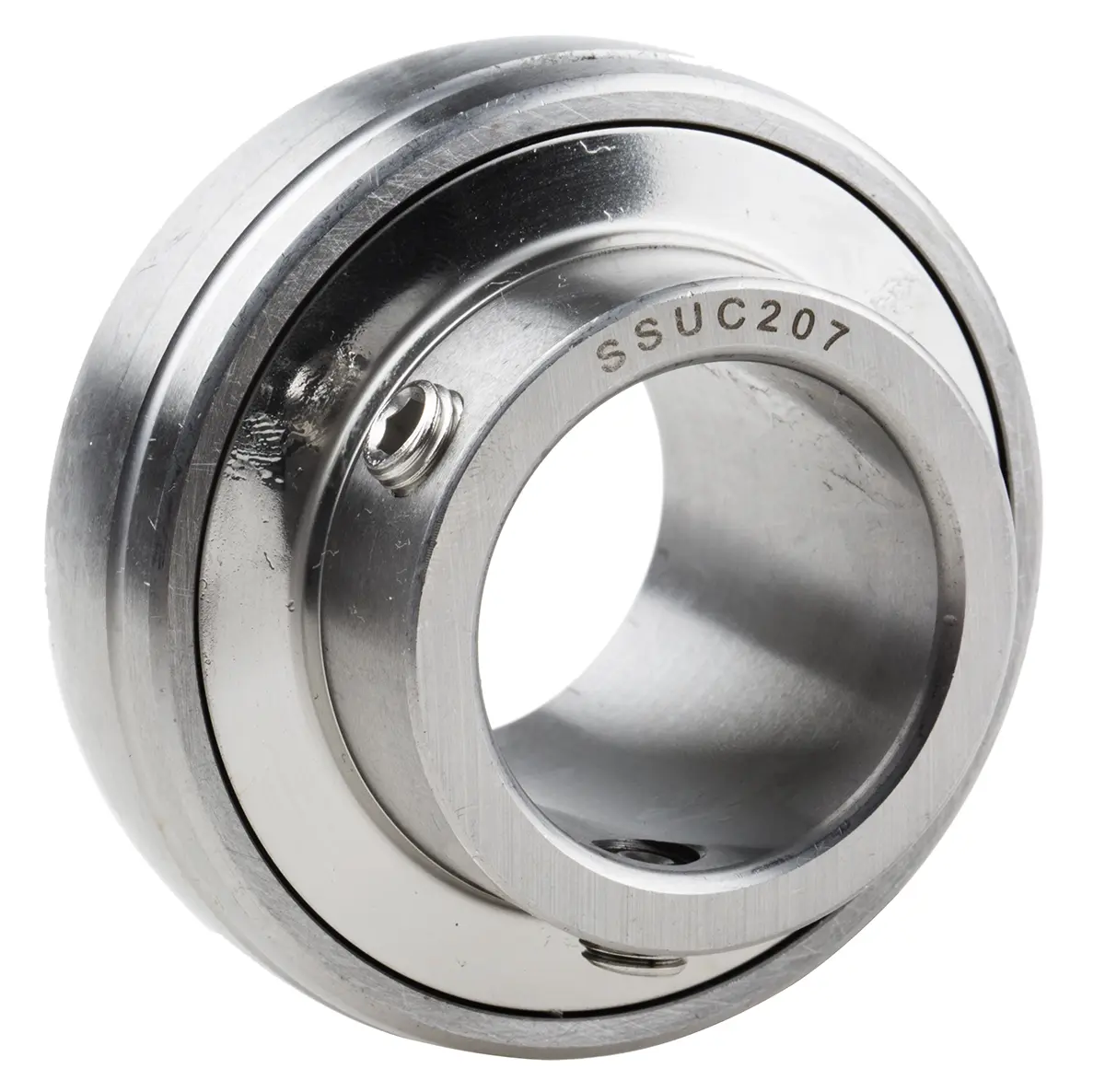 Produktfoto 1 von RS PRO Edelstahl Spannlager 72 mm Außen-ø , Innen-Ø 35 mm, Traglast 13.63 kN