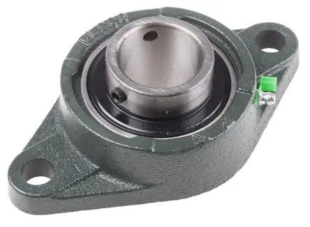 Produktfoto 1 von RS PRO 2-Loch Flansch Lagereinheit aus Gusseisen, Innen-Ø 40 mm, 100mm x 175 mm