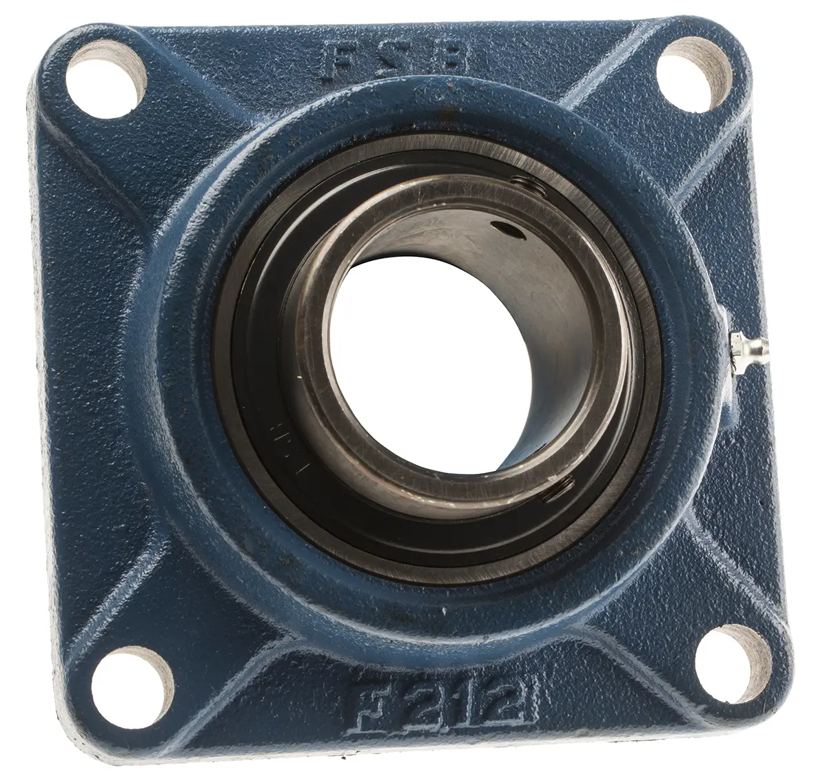 Produktfoto 1 von RS PRO 4-Loch Flansch Lagereinheit aus Gusseisen, Innen-Ø 60 mm, 175 mm x 175 mm