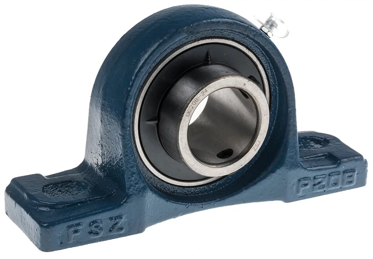 Produktfoto 1 von RS PRO Stehlager aus Gusseisen x 7.25 in, Innen-Ø 38.09 mm
