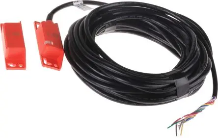 Produktfoto 1 von Guardmaster 440N RFID 10m Kabel Berührungsloser Sicherheitsschalter 24V dc aus Kunststoff, 2 PNP / 1, Einmalig codiert