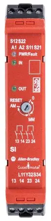 Produktfoto 1 von Allen Bradley 440R / Guardmaster SI Sicherheitsrelais 24V dc, 2 Sicherheitskontakte, 1 Hilfsschalter IEC/EN SIL IEC