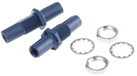 Produktfoto 1 von Broadcom LWL-Adapter, POF - POF, 2.8dB IL, 1 mm, Kabel ø 2.27 mm, Blau
