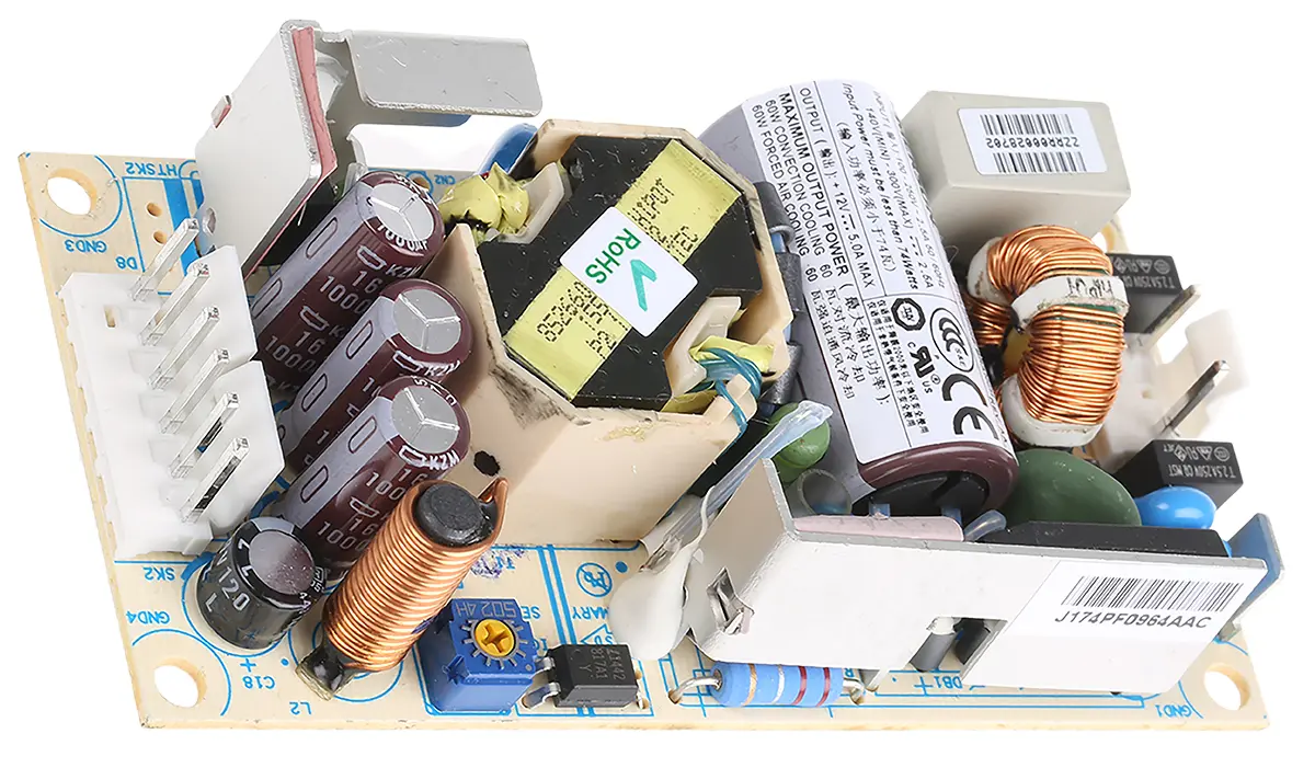 Produktfoto 1 von Artesyn Schaltnetzteil, 12V dc / 5.5A 60W 127 → 300 V dc, 90 → 264 V ac Offene Bauform,