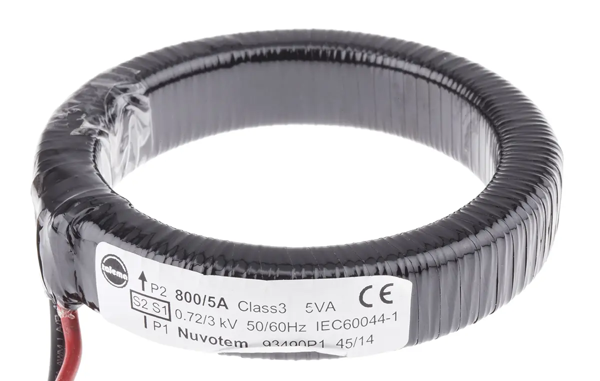 Nuvotem 934 Stromwandler, Eigenständig, 800:1 800A, 5.54mm x 20mm