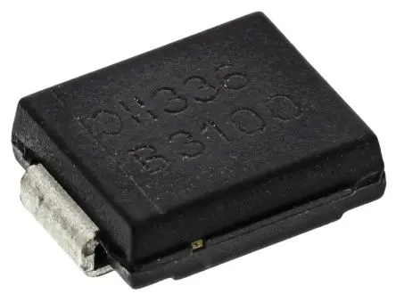 Produktfoto 1 von DiodesZetex B3100 Oberfläche Diode Schottky-Diode Einfach, 100 V / 3 A, 2-Pin DO-214AA