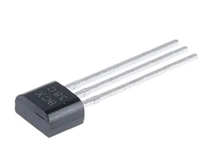 Produktfoto 1 von DiodesZetex Darlington-Transistor 1 60 V 800 mA NPN HFE:5000, TO-92 3-Pin