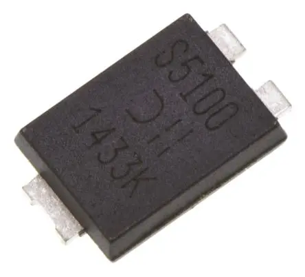 Produktfoto 1 von DiodesZetex Oberfläche Diode Schottky-Diode Einfach, 100 V / 5 A, 3-Pin PowerDI5
