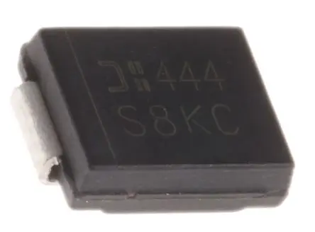 Produktfoto 1 von DiodesZetex S8KC Oberfläche Diode Universal Einfach, 800 V / 8 A, 2-Pin DO-214AA