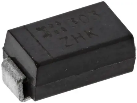 Produktfoto 1 von DiodesZetex Zenerdiode Einfach 1 Element/Chip Oberfläche 5.1 V 5 % / 1 W max, DO-214AC 2-Pin