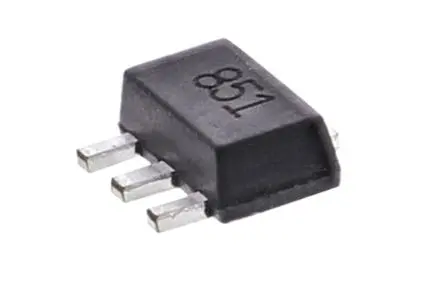 Produktfoto 1 von DiodesZetex Oberfläche Transistor NPN 60 V / 5 A, SOT-89 3-Pin