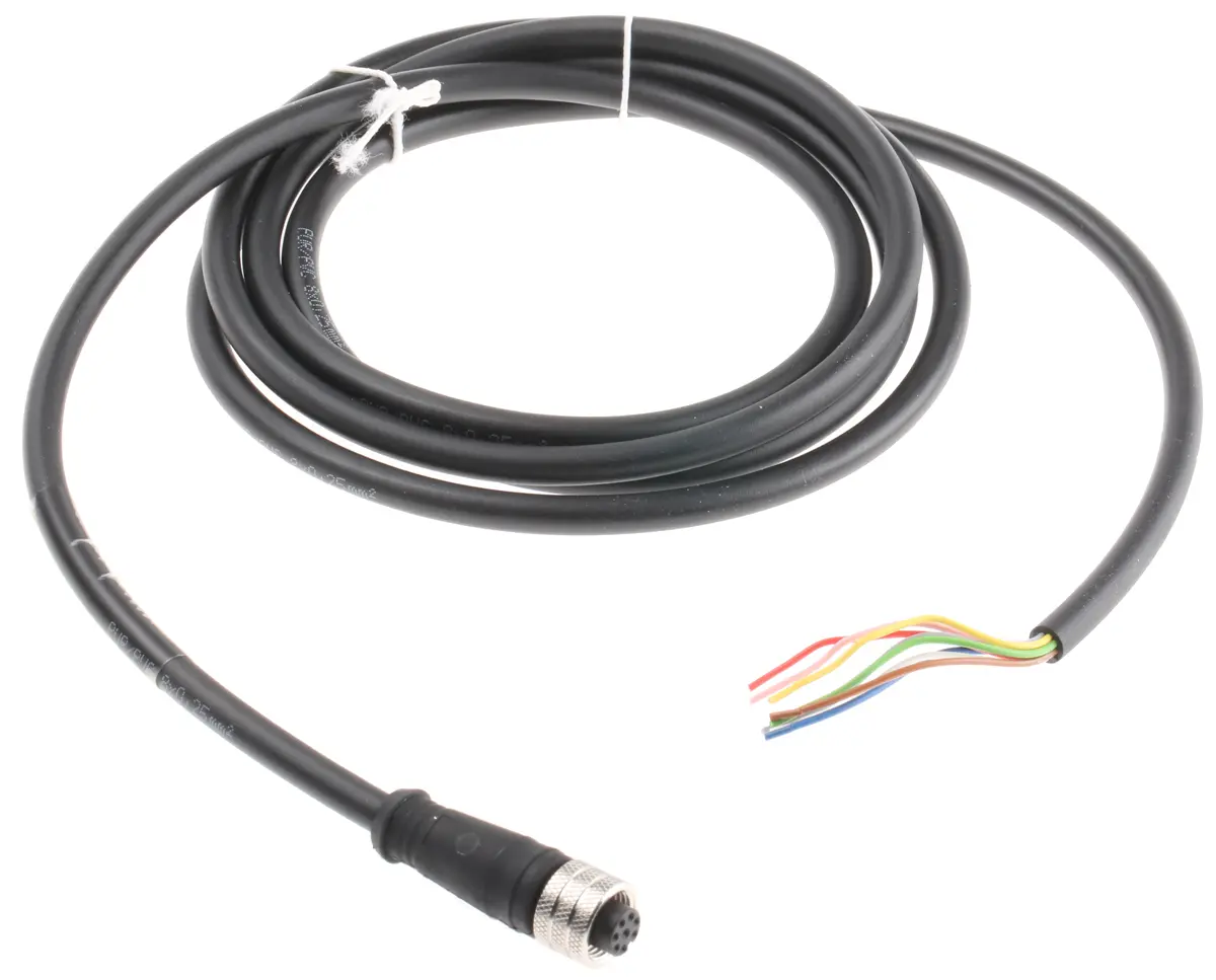 Produktfoto 1 von Molex Micro-Change, 8-polig Sensor-Betätigungselementkabel, Gerade Buchse 8 / Nicht abgeschlossen, Länge 2 m