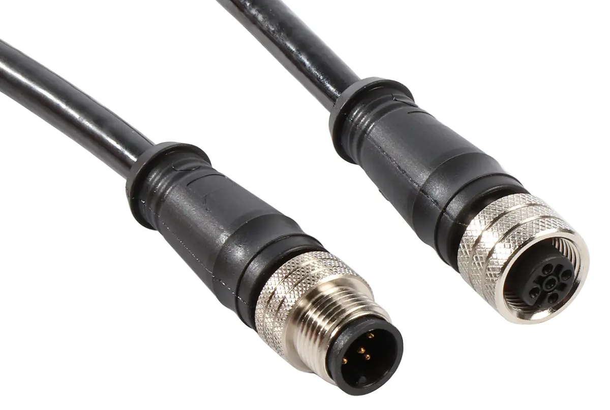 Produktfoto 1 von Molex M12, 5-polig Sensor-Betätigungselementkabel, Gerade Buchse 5 / Gerade, Länge 5 m