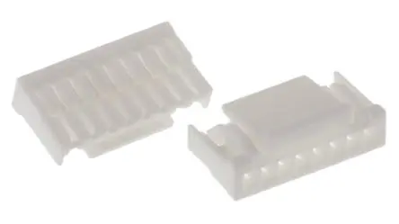 Produktfoto 1 von JST GH Buchse Steckverbindergehäuse 1.25 mm, 8-polig / 1-reihig gewinkelt, Kabel für Platinensteckverbinder,