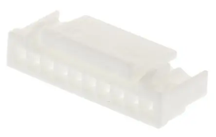 Produktfoto 1 von JST GH Buchse Steckverbindergehäuse 1.25 mm, 10-polig / 1-reihig gewinkelt, Kabel für Platinensteckverbinder,