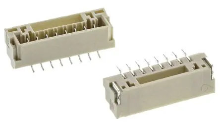 Produktfoto 1 von JST GH Leiterplattenleiste Gerade, 8-polig / 1-reihig, Raster 1.25 mm Raster Oberfläche, Kabel-Platine, Ummantelt
