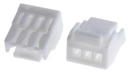 Produktfoto 1 von JST GH Buchse Steckverbindergehäuse 1.25 mm, 3-polig / 1-reihig gewinkelt, Kabel für Platinensteckverbinder,
