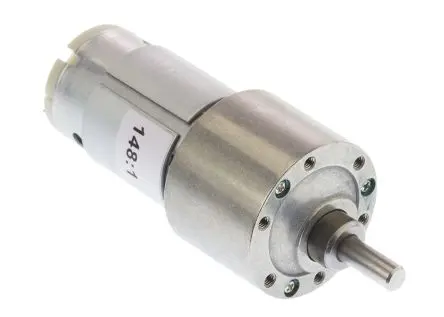 Produktfoto 1 von RS PRO 950D M. Getriebe Gleichstrommotor bis 114 g.cm 148:1, 15V dc, 4.5 V dc / 7 W, 49U/min, Wellen-Ø 6 mm, 37mm x 73.6