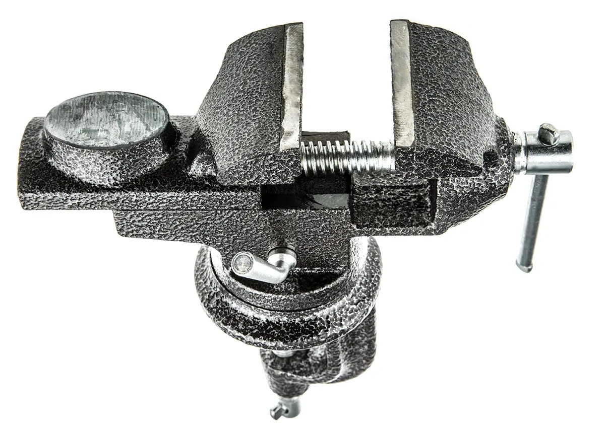 Produktfoto 1 von RS PRO Tischschraubstock 30 mm, Spannnweite 60 mm x Breite 65 mm, 2.1 kg