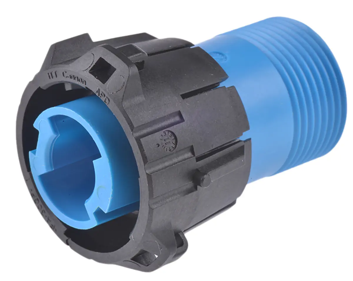 Produktfoto 1 von ITT Cannon APD Standard DIN-Stecker Gerade 1-polig, DIN 72585, 48 V dc IP40 Kabel Stecker