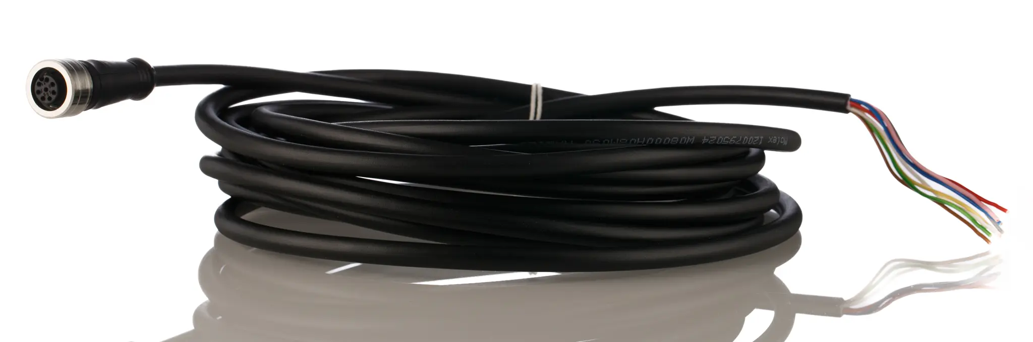 Produktfoto 1 von Molex Ultra-Lock, 8-polig Sensor-Betätigungselementkabel, Gerade Buchse 5 / Nicht abgeschlossen, Länge 5 m