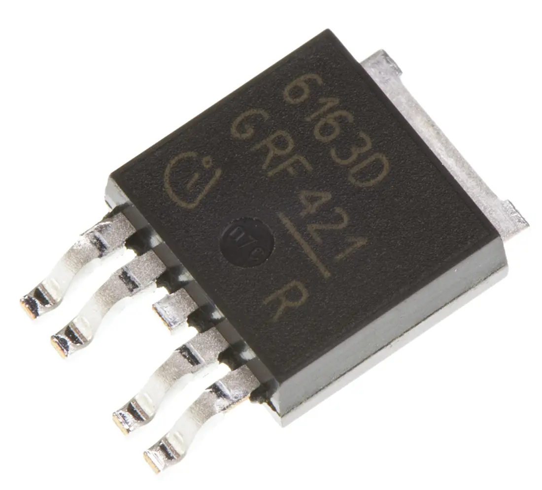 Produktfoto 1 von Infineon PROFET 1 Leistungsschalter-IC Netzschalter, Hochspannungsseite High-Side 50 mΩ 5-Pin 2 Ausg. TO-252