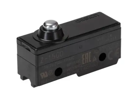 Produktfoto 1 von Omron Z Endschalter, Stößel 1-poliger Umschalter, IP00, Duroplastisches Harz 500V ac 15A