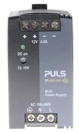 Produktfoto 1 von PULS MiniLine DIN-Schienen Netzteil 240V ac AC / 4.5 A 15V dc DC 54 W