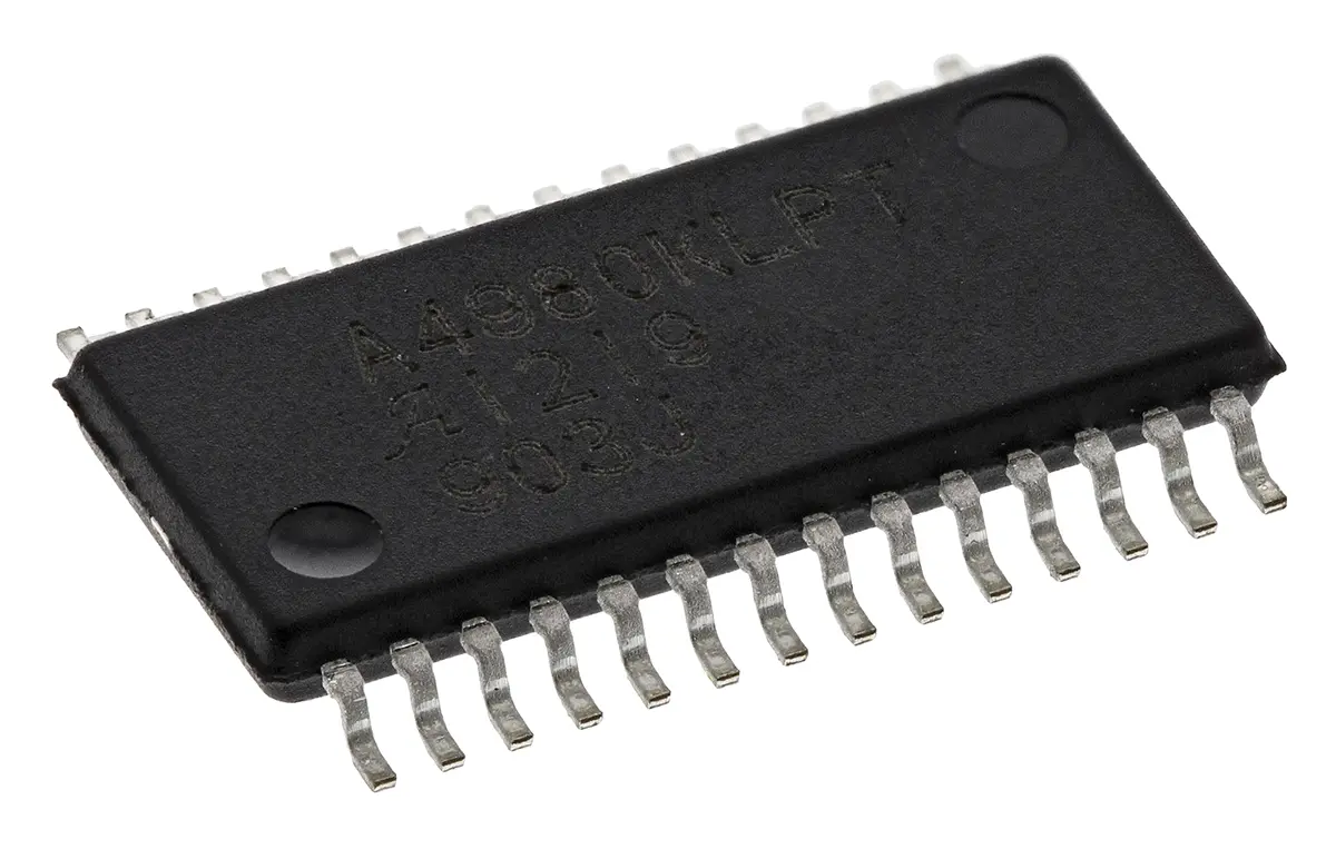Produktfoto 1 von Allegro Microsystems Motortreiber-IC Microstepping DMOS-Treiber 28 V, 1.4 A, 4 MHz, TSSOP, 28-Pin, 5.5 V, Schrittmotor,