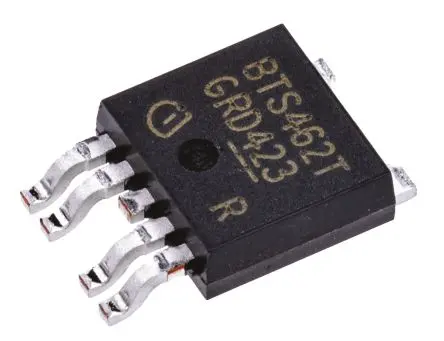 Produktfoto 1 von Infineon BTS462T 1 Leistungsschalter-IC Netzschalter, Hochspannungsseite High-Side 200 mΩ 5-Pin 5 Ausg. TO-252