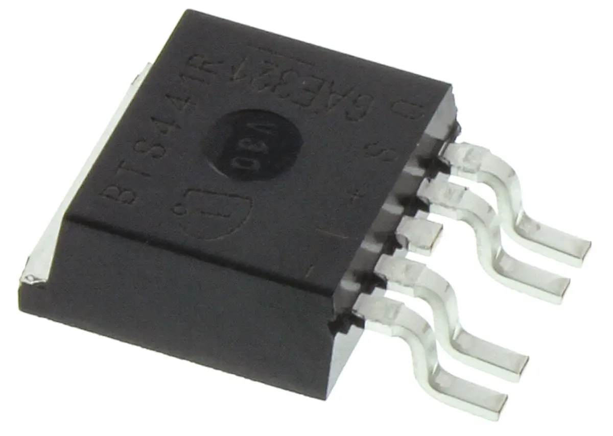 Produktfoto 1 von Infineon BTS441RG 1 Leistungsschalter-IC Netzschalter, Hochspannungsseite High-Side 37 mΩ 5-Pin 5 Ausg. TO-263