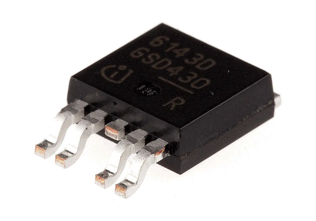 Produktfoto 1 von Infineon PROFET 1 Leistungsschalter-IC Netzschalter, Hochspannungsseite High-Side 24 mΩ 5-Pin 2 Ausg. TO-252