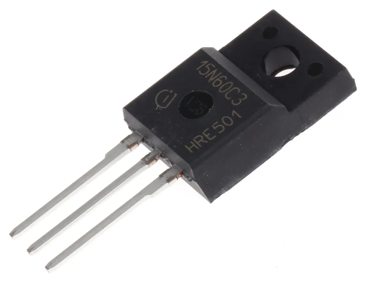 Infineon CoolMOS C3 Typ N-Kanal, Durchsteckmontage MOSFET Erweiterung 600 V / 15 A 156 W, 3-Pin TO-220FP