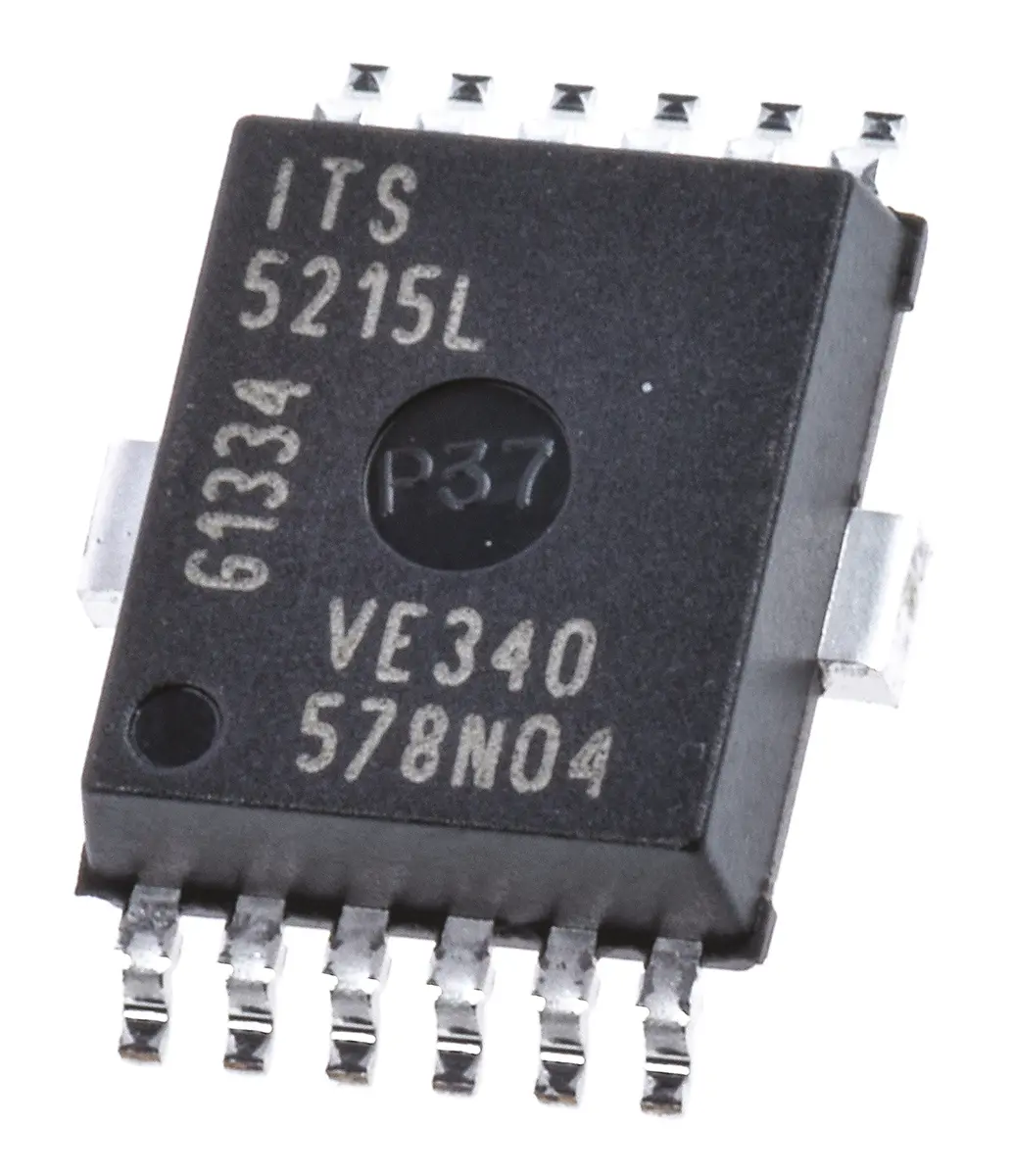 Produktfoto 1 von Infineon PROFET 2 Leistungsschalter-IC Netzschalter, Hochspannungsseite High-Side 180 mΩ 12-Pin 2 Ausg. SOIC