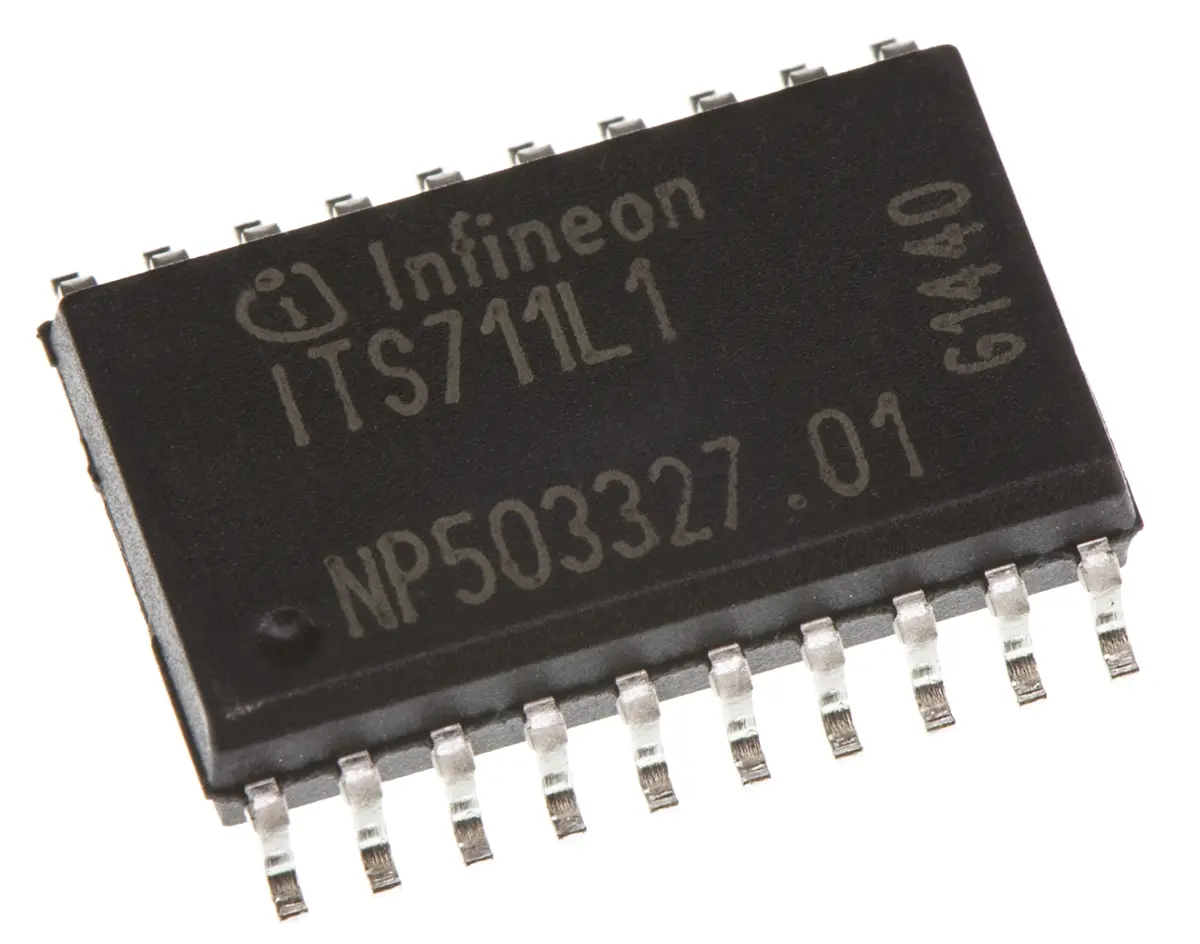 Produktfoto 1 von Infineon PROFET 4 Leistungsschalter-IC Netzschalter, Hochspannungsseite High-Side 400 mΩ 20-Pin 4 Ausg. SOIC