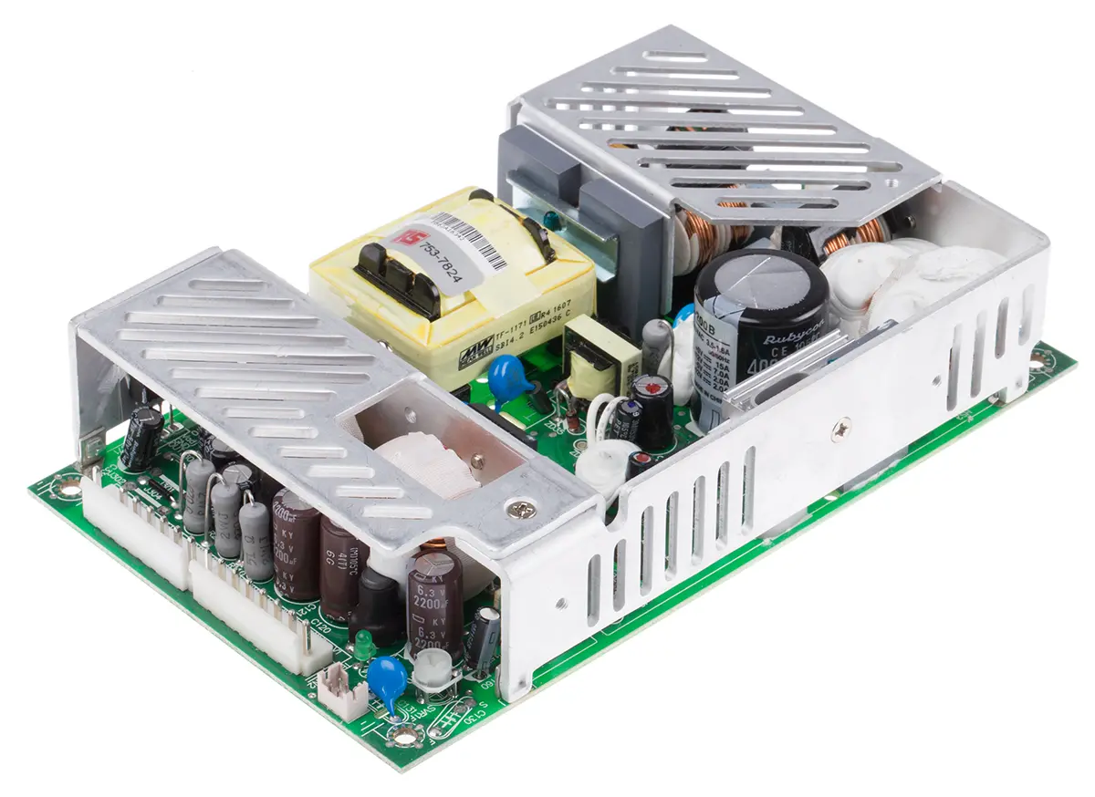 Produktfoto 1 von MEAN WELL Schaltnetzteil, ±5 V dc, ±12 V dc / 2A 4-Kanal 140W 127 → 370 V dc, 90 → 264 V ac Offene