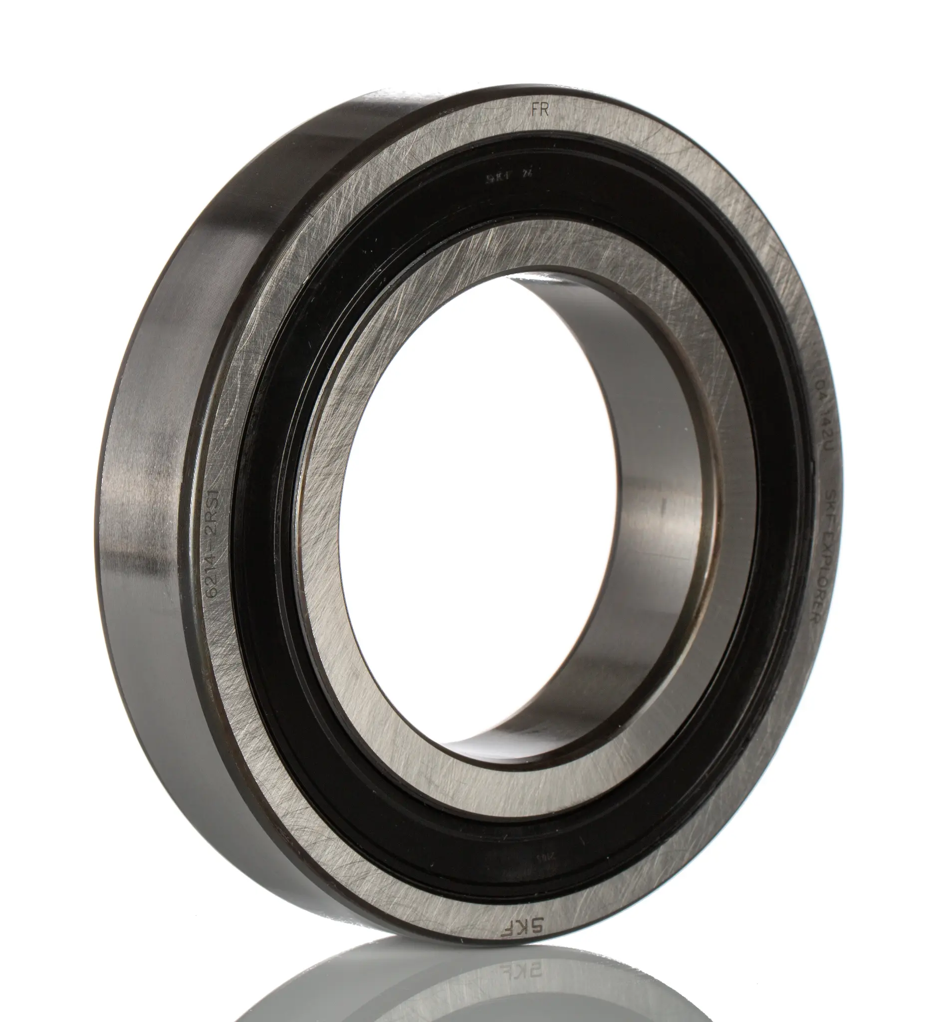 Produktfoto 1 von SKF 1-reihig Rillenkugellager glatt, Innen-Ø 70 mm / Außen-Ø 125 mm Außen-ø , Breite 24 mm