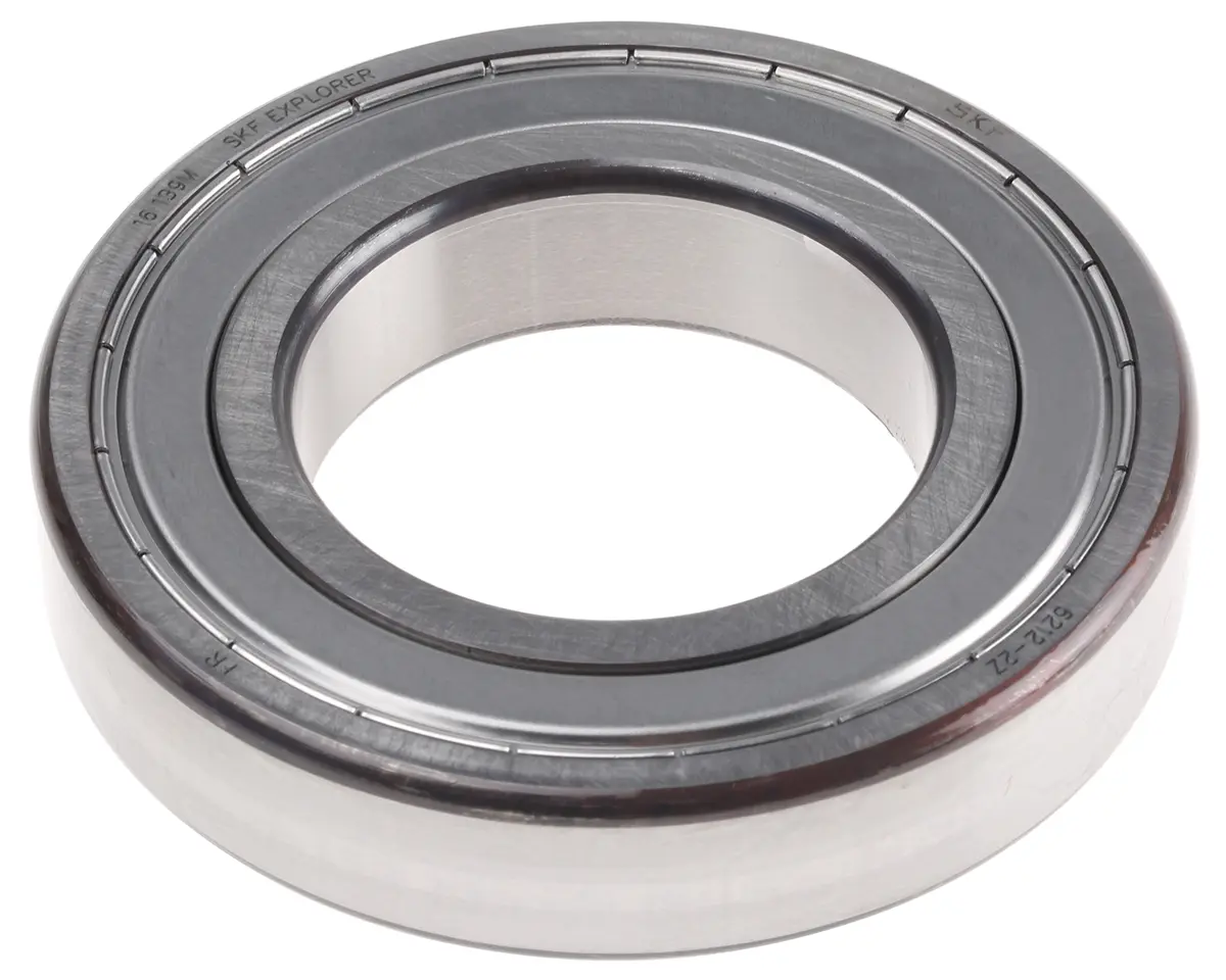 Produktfoto 1 von SKF 1-reihig Kugellager glatt, Innen-Ø 60 mm / Außen-Ø 110 mm Außen-ø , Breite 22 mm