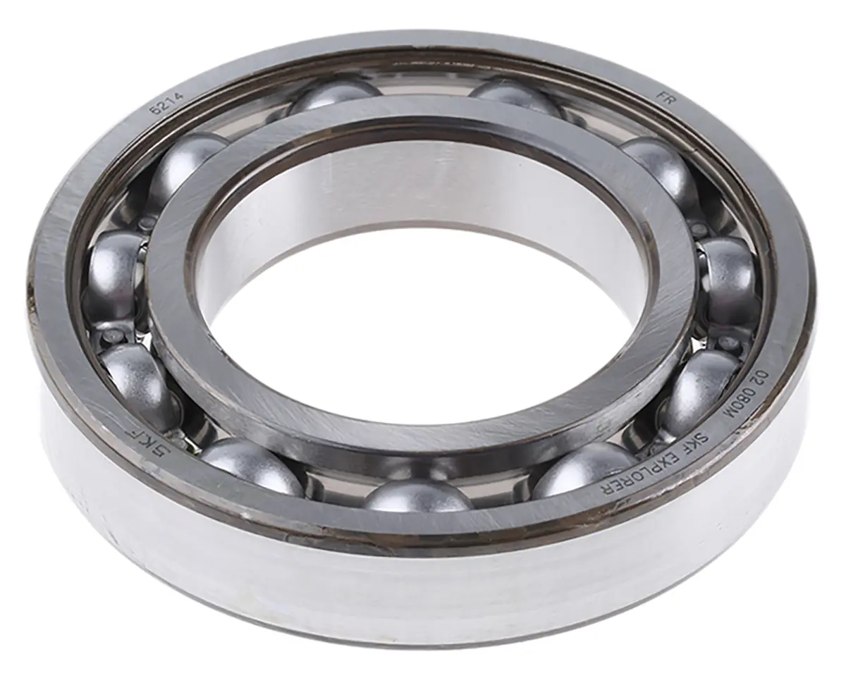 Produktfoto 1 von SKF 1-reihig Kugellager glatt, Innen-Ø 70 mm / Außen-Ø 125 mm Außen-ø , Breite 24 mm