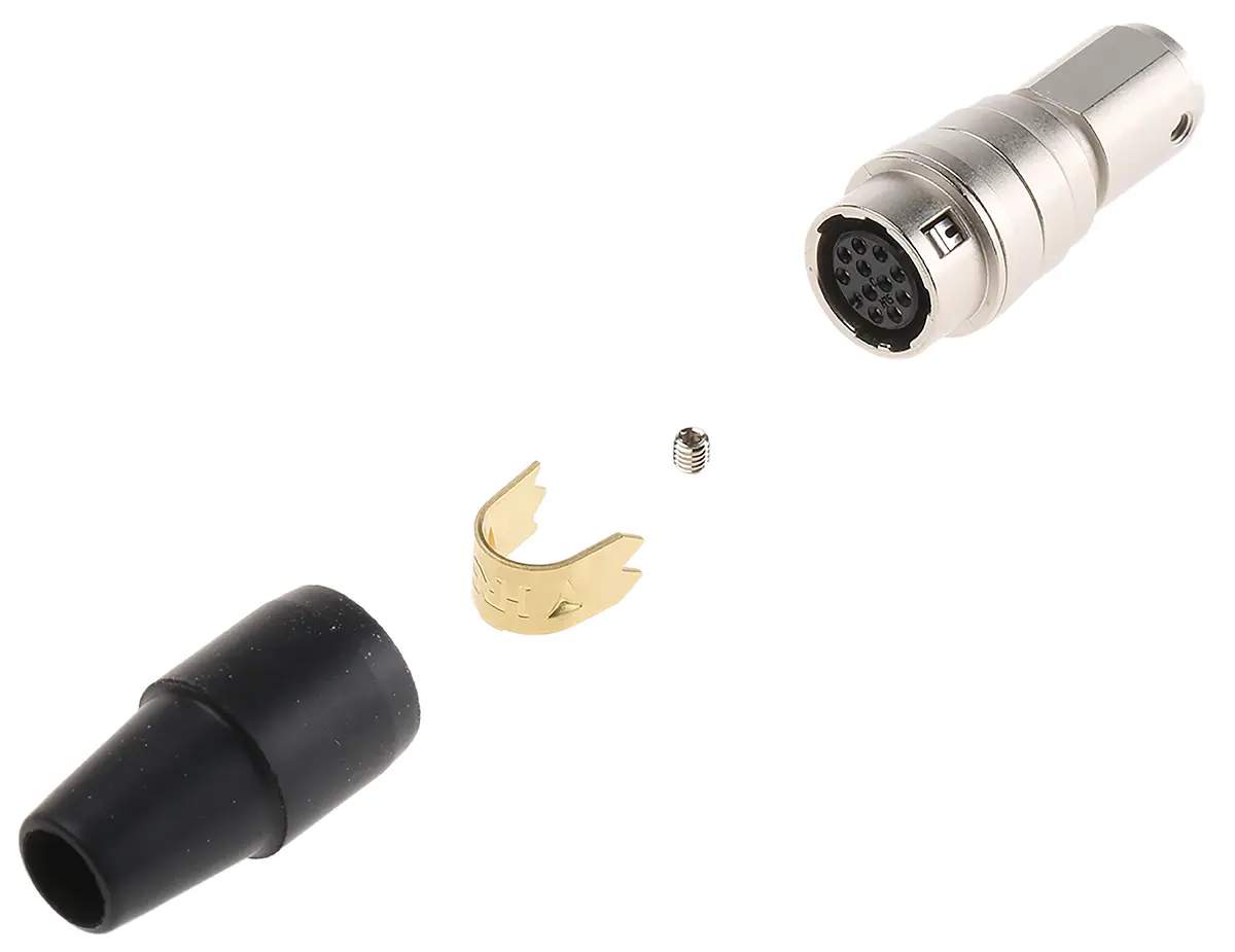 Produktfoto 1 von Hirose HR10 10 Miniature Rundsteckverbinder Buchse 12-polig Buchse 2A Kabel