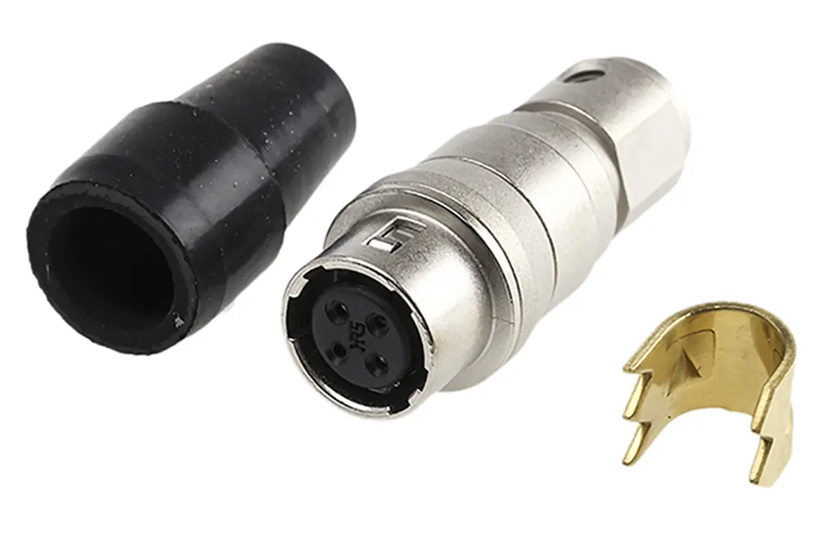 Produktfoto 1 von Hirose HR10 7 Miniature Rundsteckverbinder Buchse 4-polig Buchse 2A Kabel