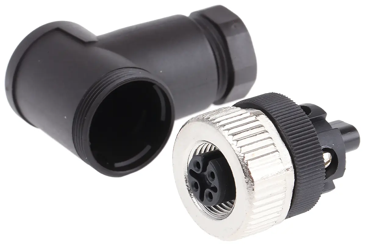 Produktfoto 1 von Jumo dTRANS p20 86 mm M12 Rundsteckverbinder Buchse 5-polig 0.02A Kabel, Kabel IP40