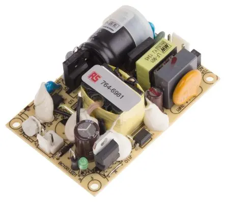Produktfoto 1 von MEAN WELL EPS-25 Schaltnetzteil 1-Ausg. 24V dc 25 W, Chassis 370 V dc, 264V ac 1.05A