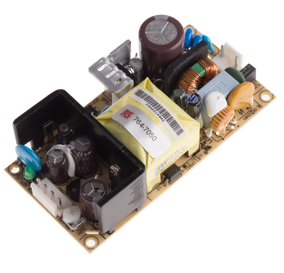 Produktfoto 1 von MEAN WELL EPS-45 Schaltnetzteil 1 24V dc 45.6 W, Fahrgestell 370 V dc, 264V ac