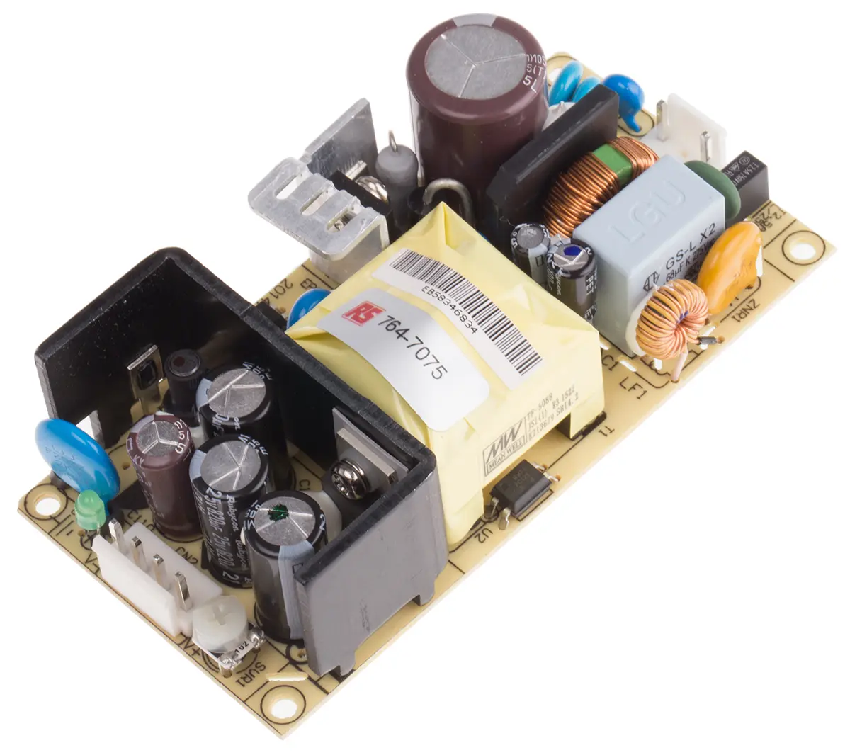 Produktfoto 1 von MEAN WELL EPS-65 Schaltnetzteil 1 15V dc 65 W, Fahrgestell 264V ac