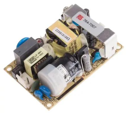 Produktfoto 1 von MEAN WELL EPS-35 Schaltnetzteil 1-Ausg. 5V dc 30 W, Chassis 370 V dc, 264V ac 6A
