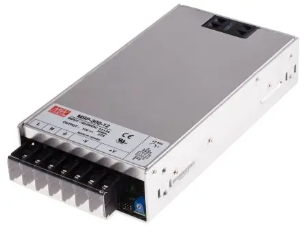 Produktfoto 1 von MEAN WELL MSP-300 Schaltnetzteil 1-Ausg. 12V dc 324 W, Chassis 370 V dc, 264V ac 27A