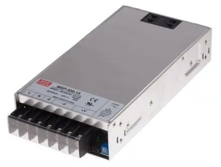Produktfoto 1 von MEAN WELL MSP-300 Schaltnetzteil 1-Ausg. 15V dc 330 W, Chassis 370 V dc, 264V ac 22A