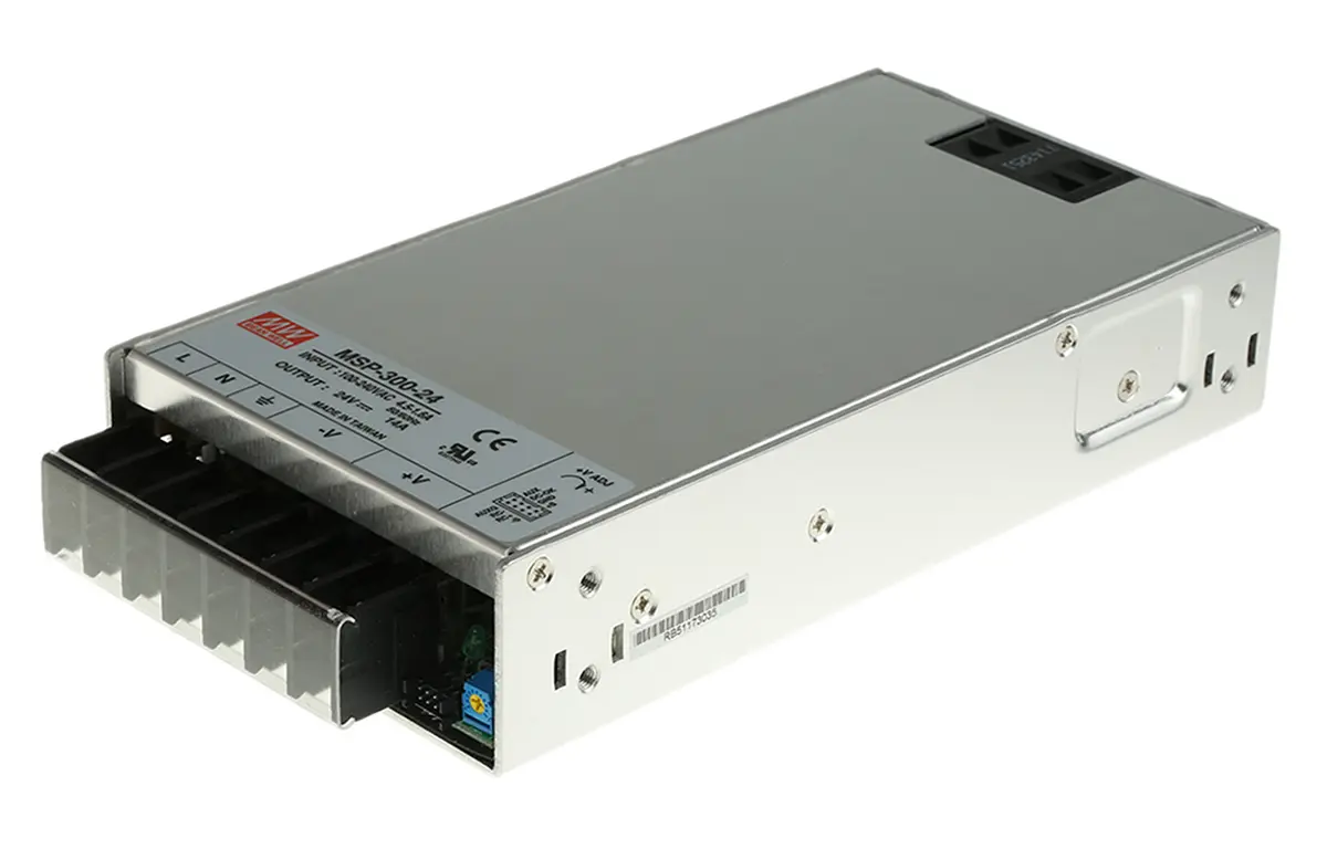 Produktfoto 1 von MEAN WELL MSP-300 Schaltnetzteil 1 24V dc 336 W, Fahrgestell 370 V dc, 264V ac