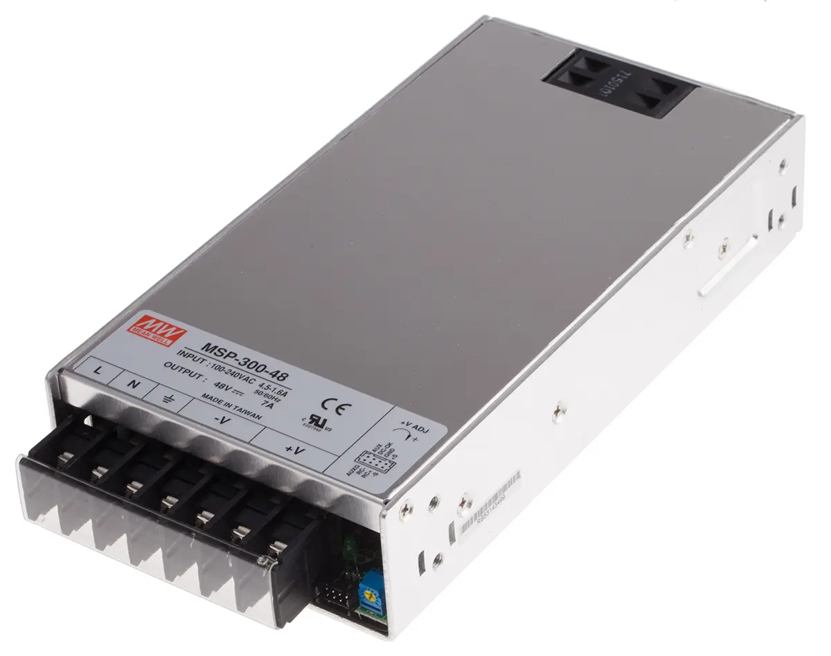 Produktfoto 1 von MEAN WELL Schaltnetzteil, 48V dc / 7A 336W 120 → 370 V dc, 85 → 264 V ac Geschlossen, Medizin-Zulassung,
